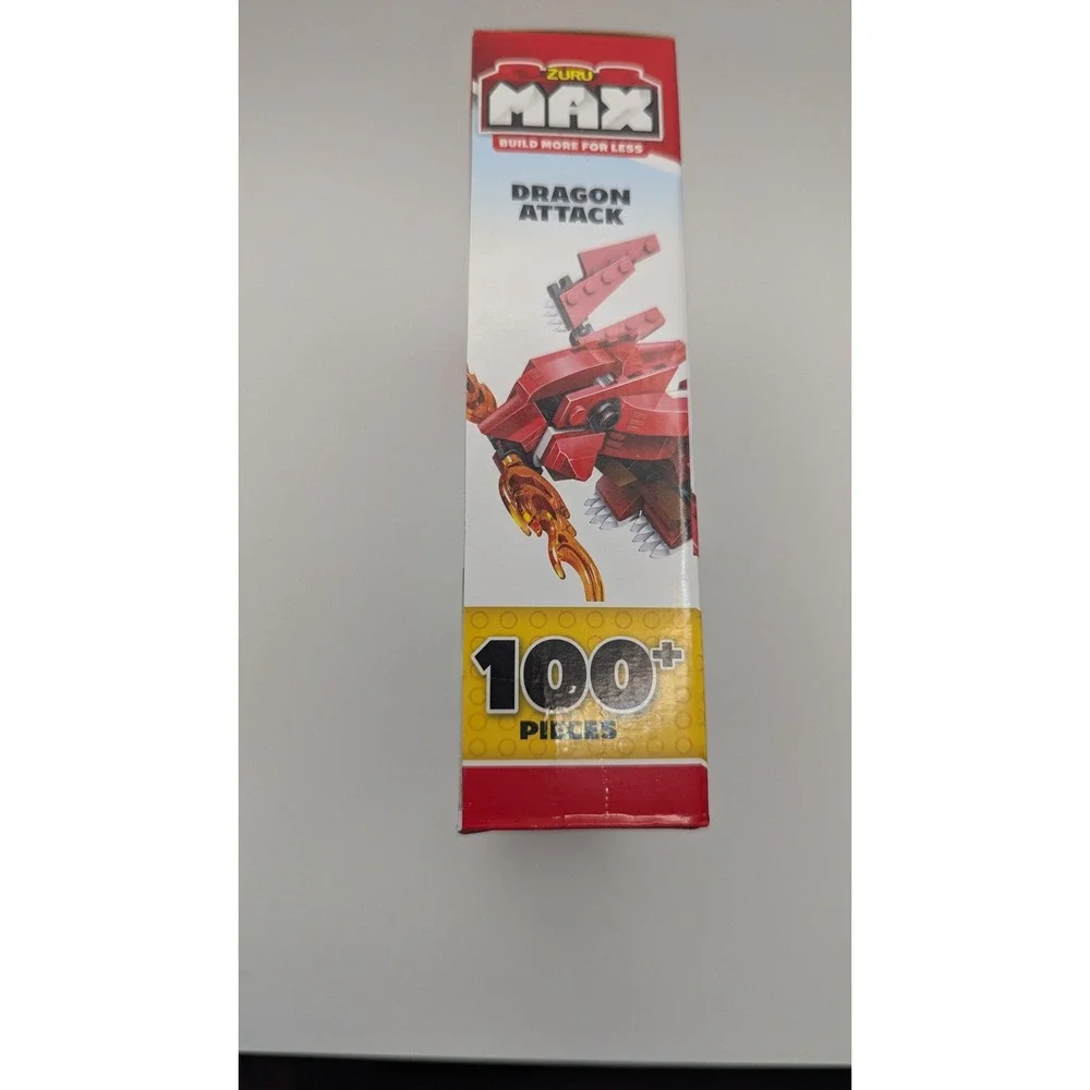 Zuru MAX Dragon Attack Building Set 106 Pc Red Dragon 83123 Compatible Bricks